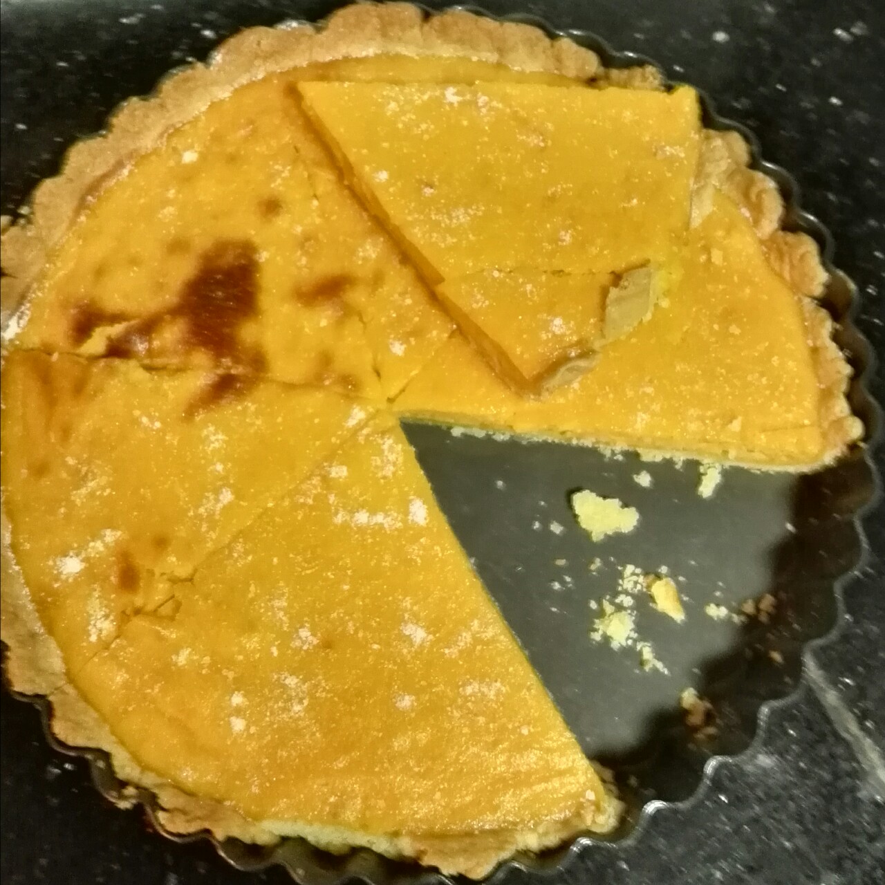 秋季时令小甜品——奶香南瓜派