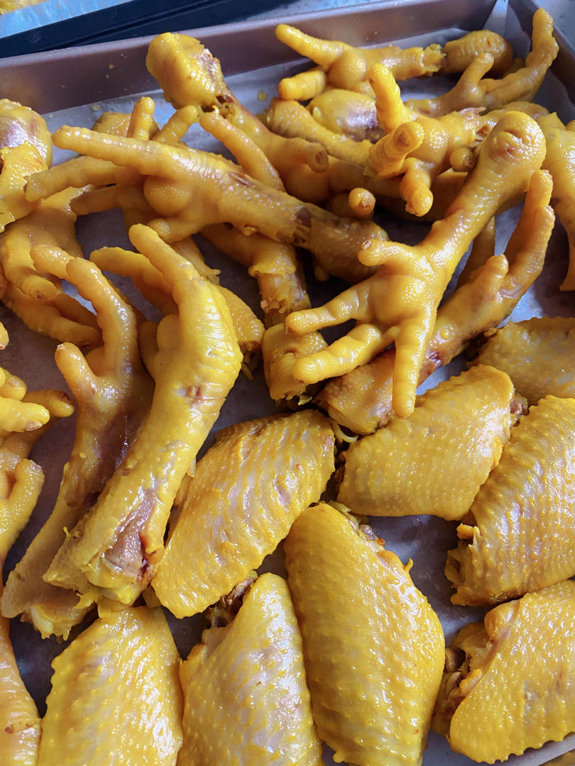 风味盐焗鸡爪
