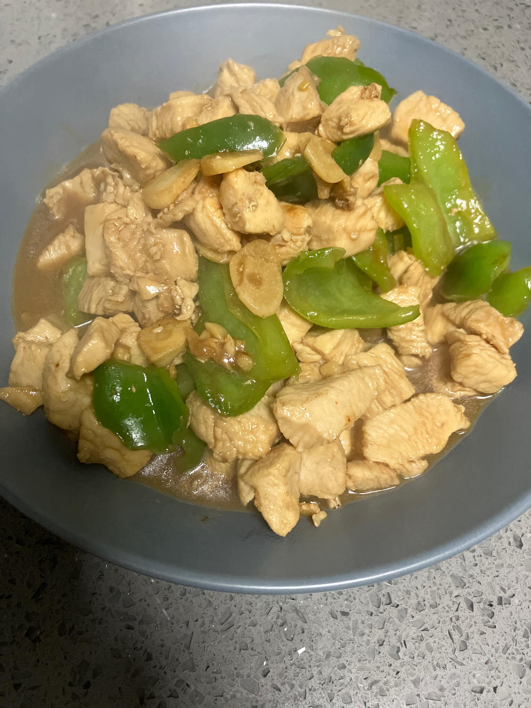5分钟速食--青椒炒鸡脯