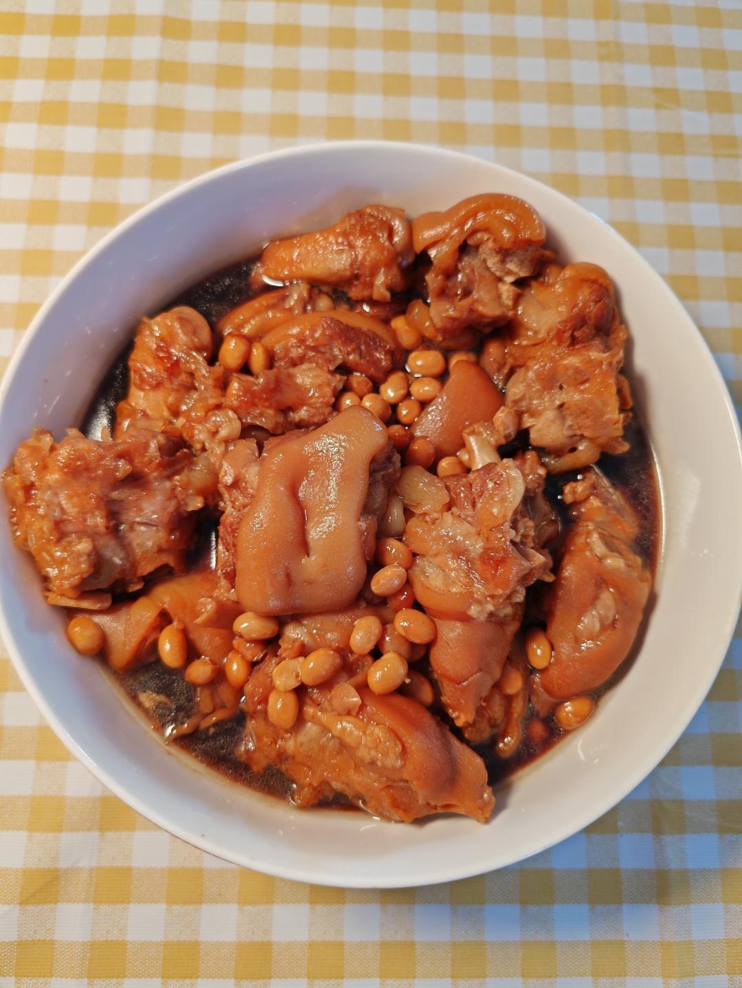 【黄豆炖猪蹄】高压锅（超详细食谱）