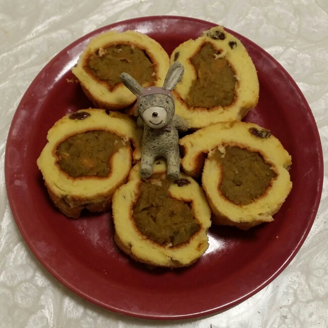 中岛老师红薯蛋糕卷