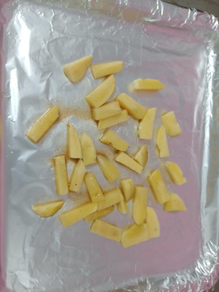 烤土豆、烤薯角