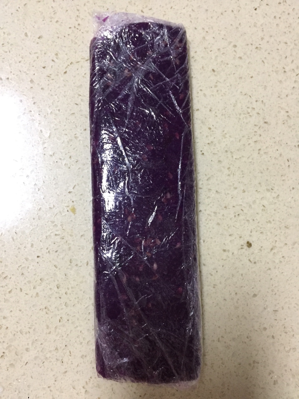 紫薯手指软饼（小花家的辅食）的做法 步骤2