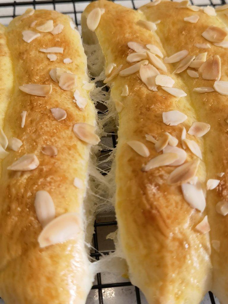 蜂蜜淡奶油面包#美味排包#