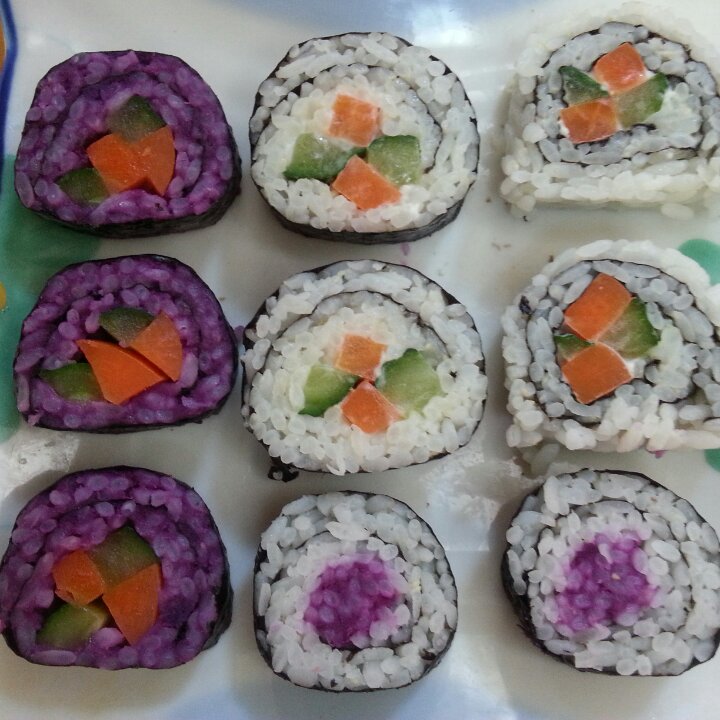 营养紫薯寿司