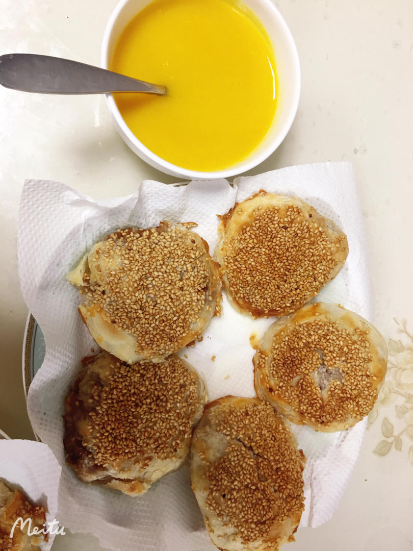 香酥牛肉烧饼