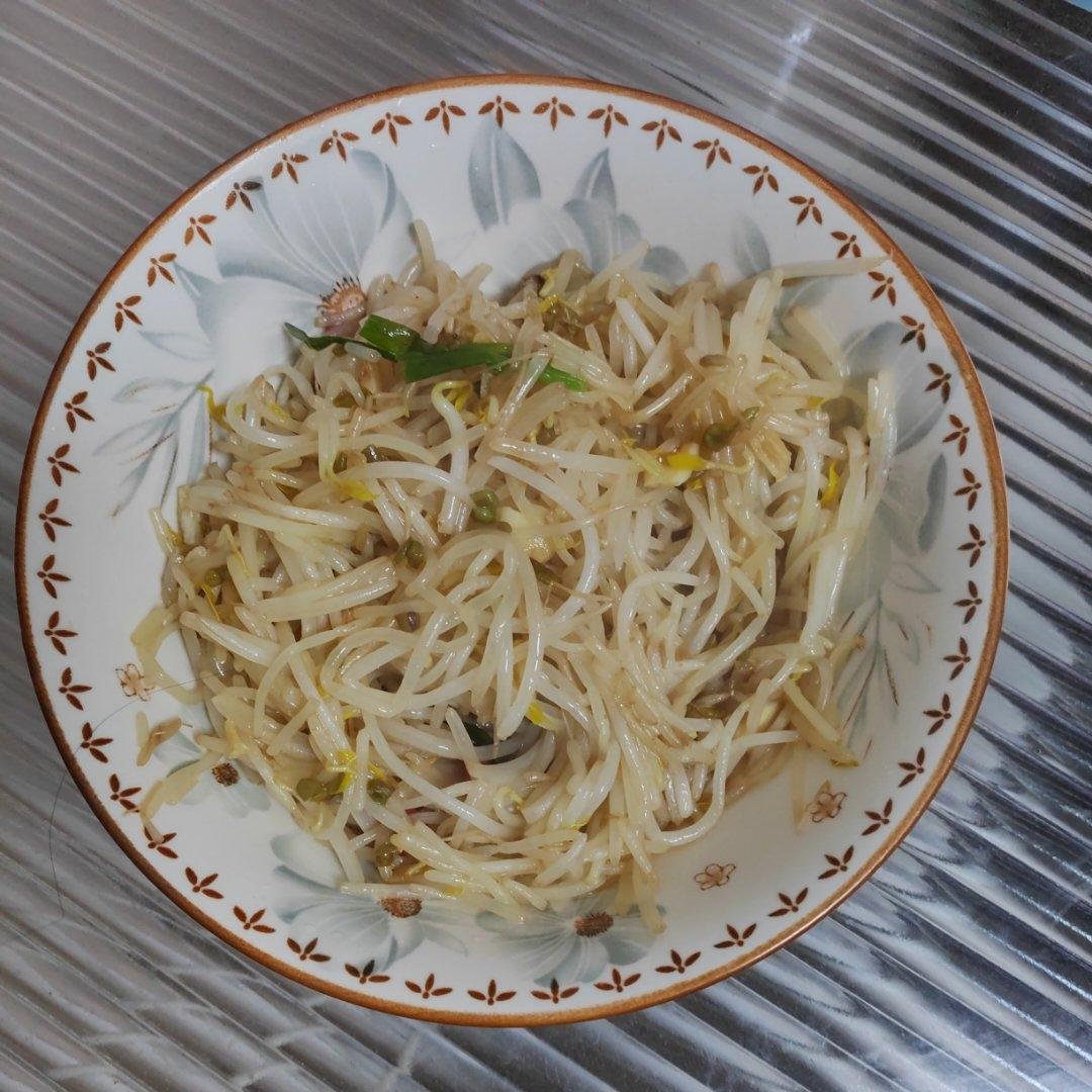 酸辣脆爽的炒豆芽