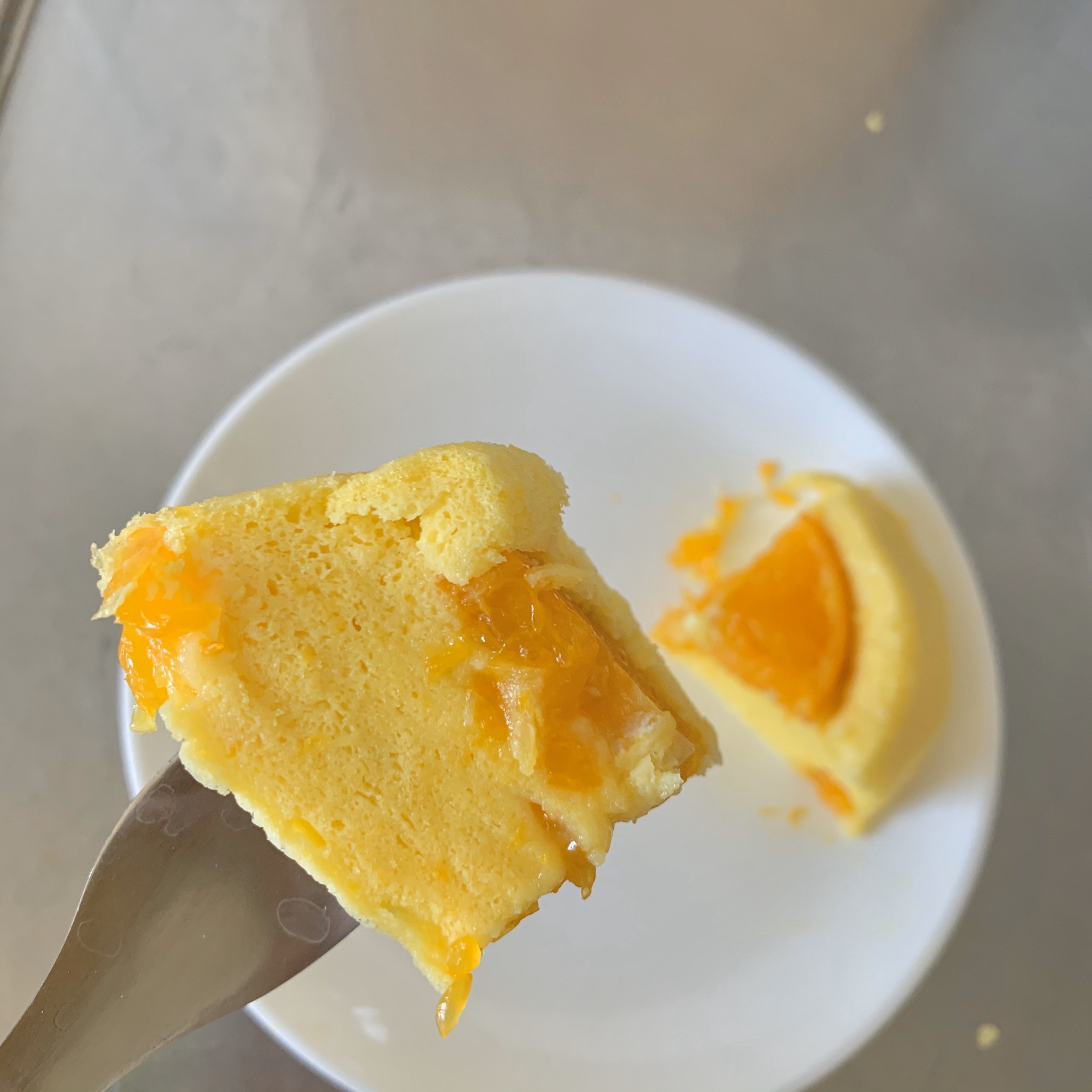 无白糖 幼儿🍊橙子蒸蛋糕的做法 步骤7