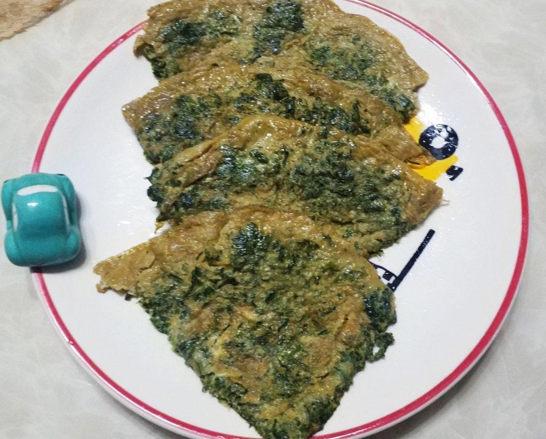 艾草煎鸡蛋