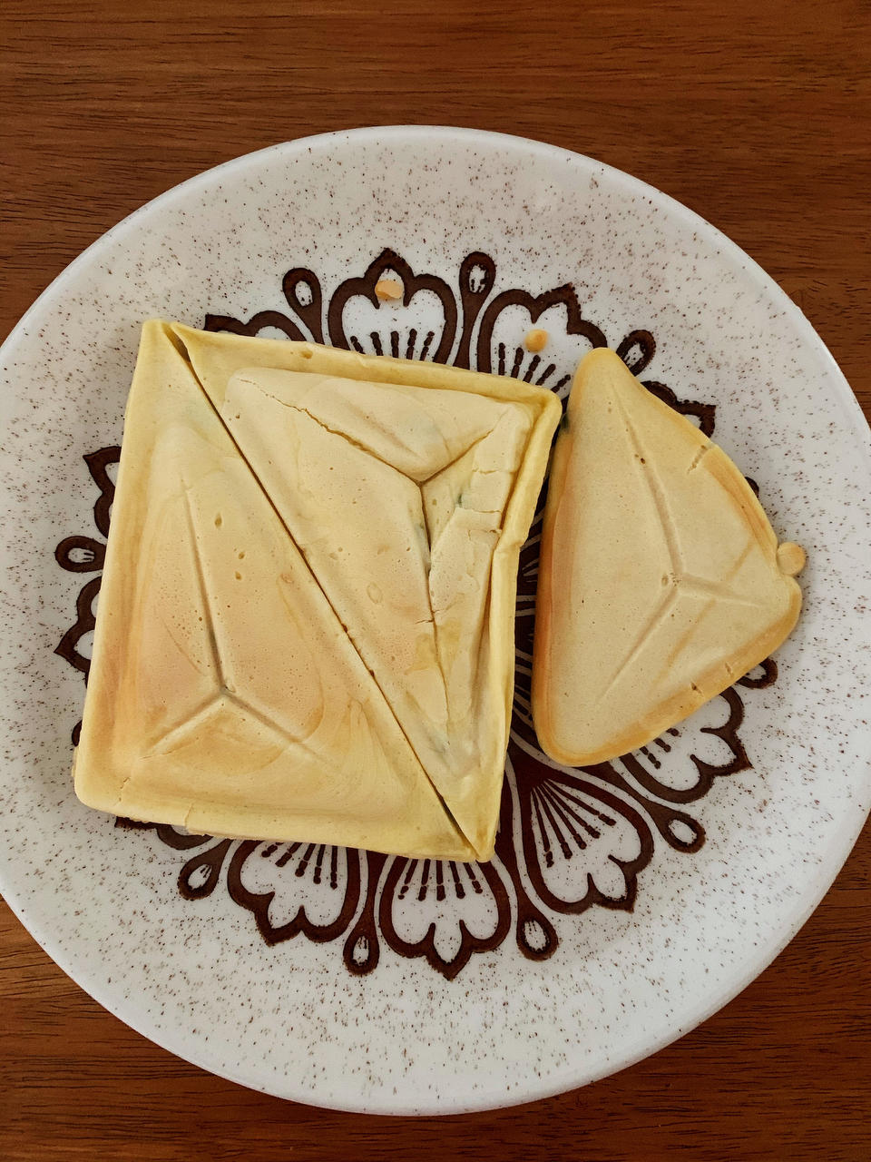 三明治机煎蛋饼（超简单）