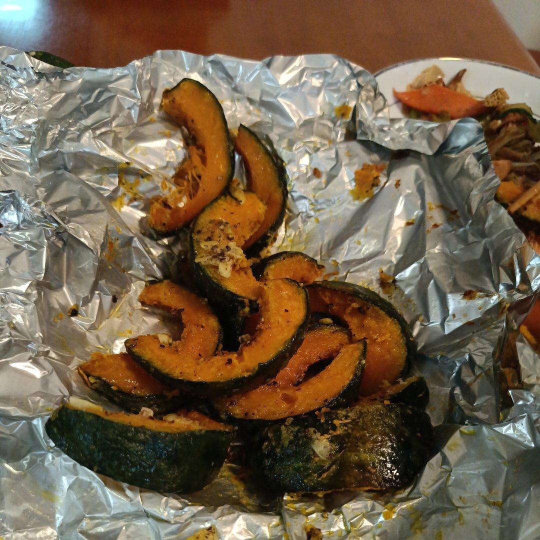 蒜香烤南瓜