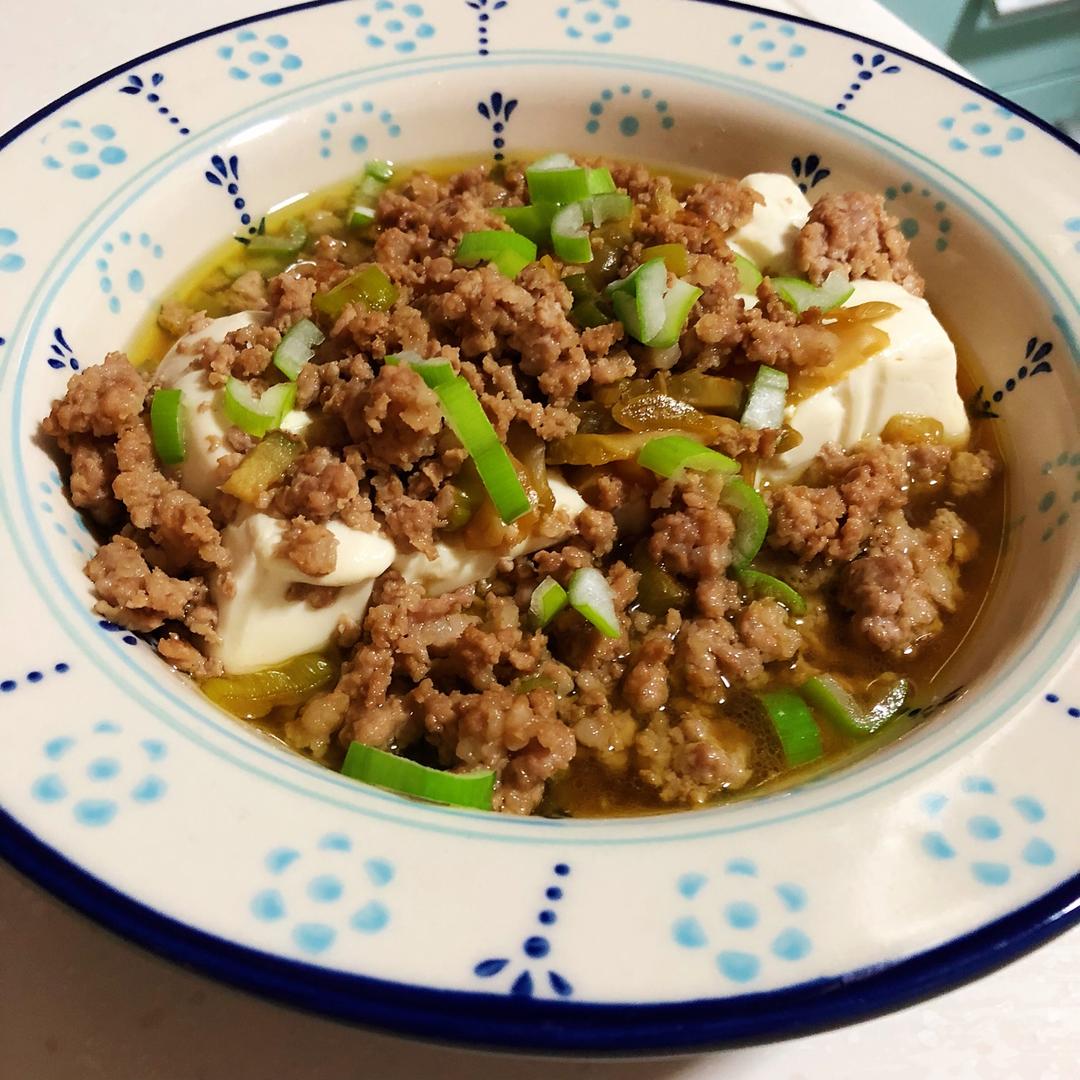 肉末蒸豆腐