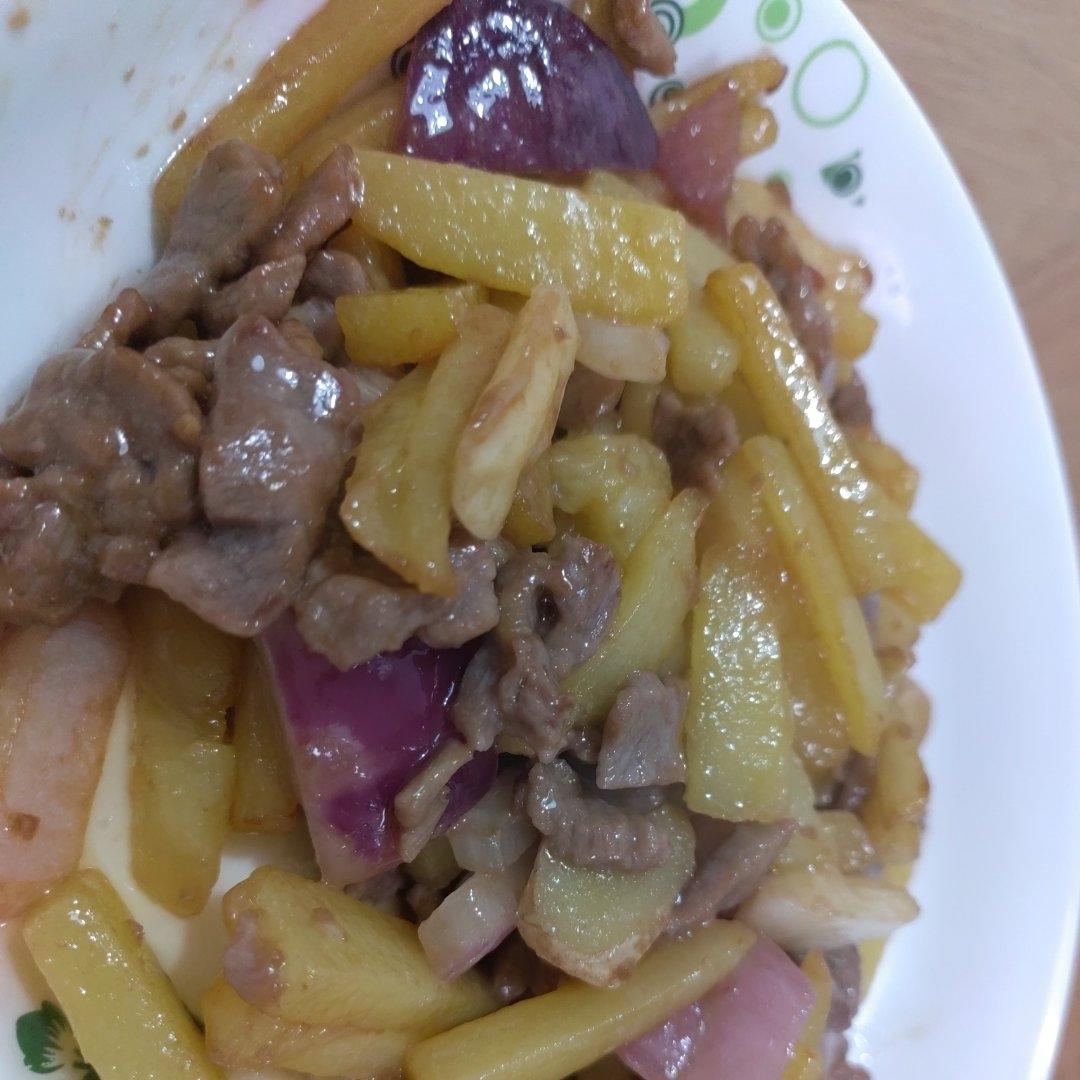 土豆炒牛肉