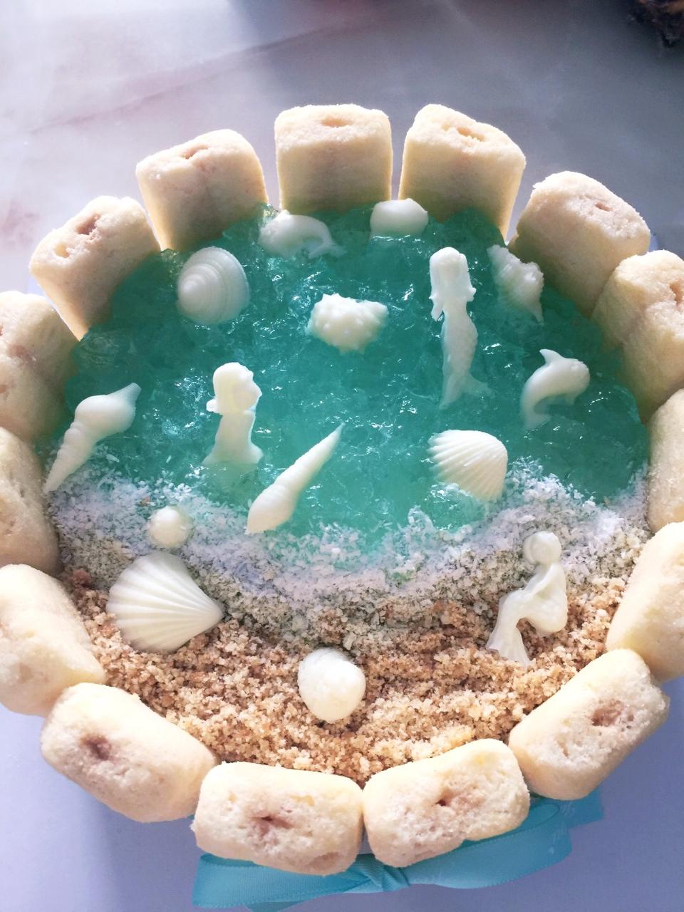 蓝色海洋慕斯