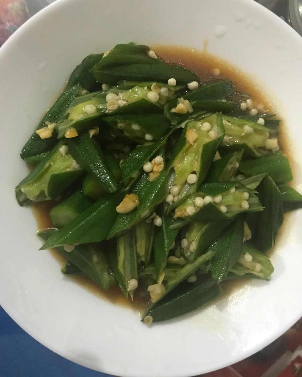 蚝油秋葵