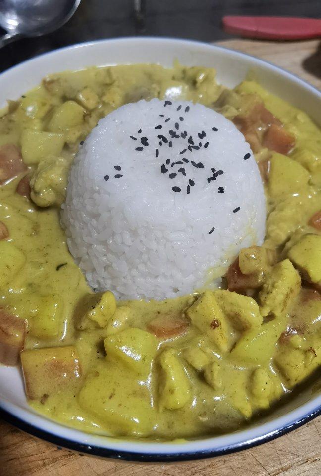 咖喱鸡饭