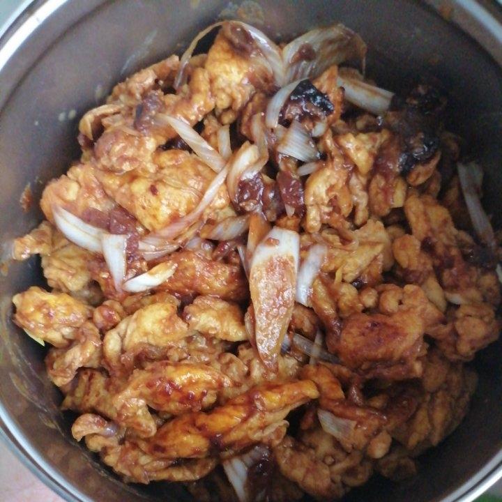 大酱炒鸡蛋（超级下饭菜）
