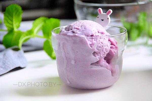 蜂蜜紫薯冰淇淋