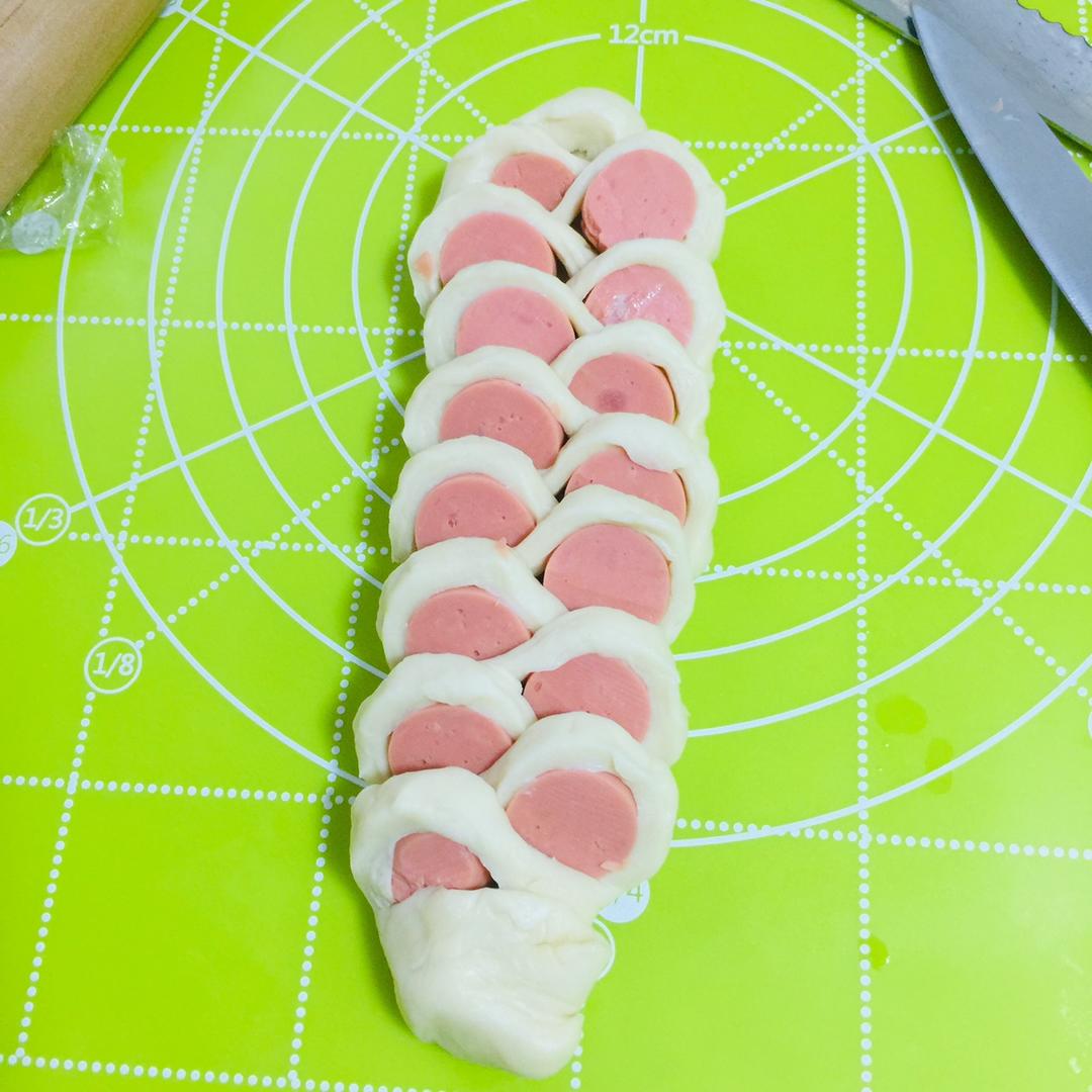 葱香火腿面包