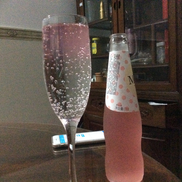 蜜桃少女心（渐变气泡酒）