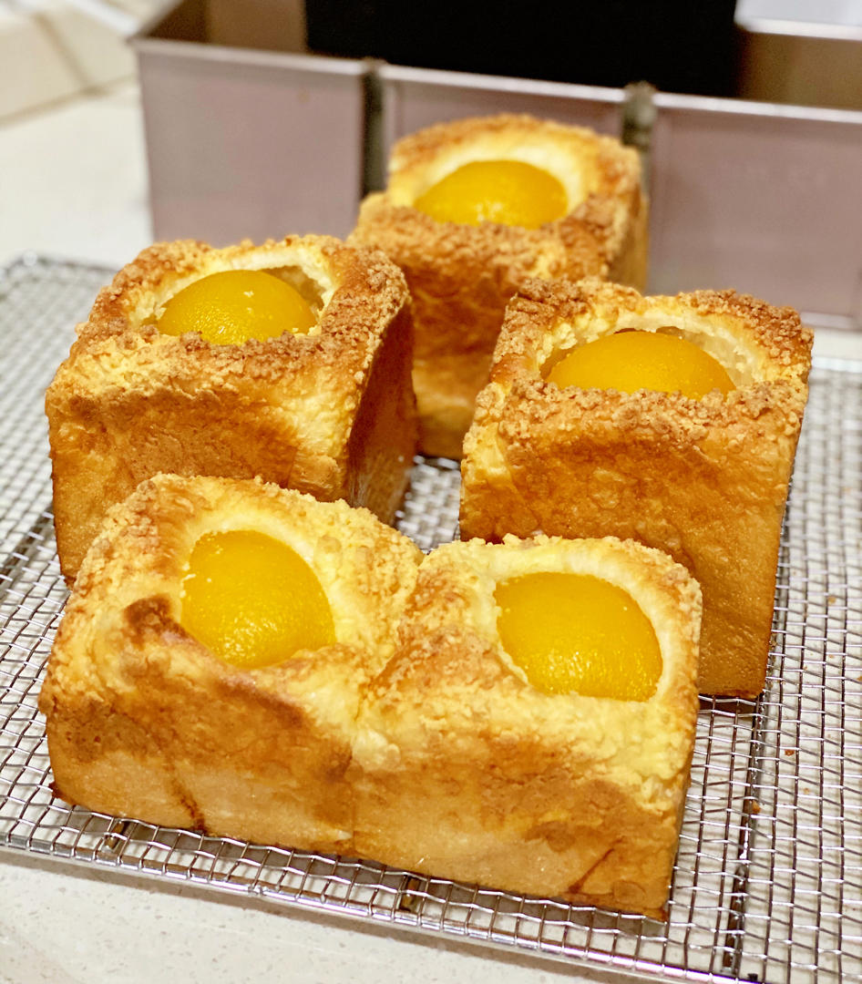 黄桃吐司