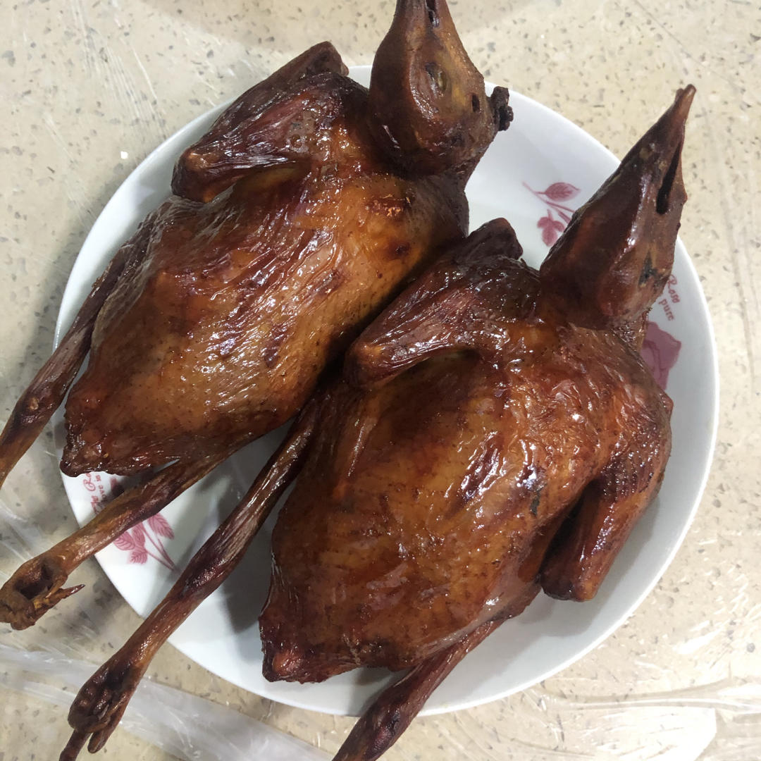 空气炸锅烤乳鸽