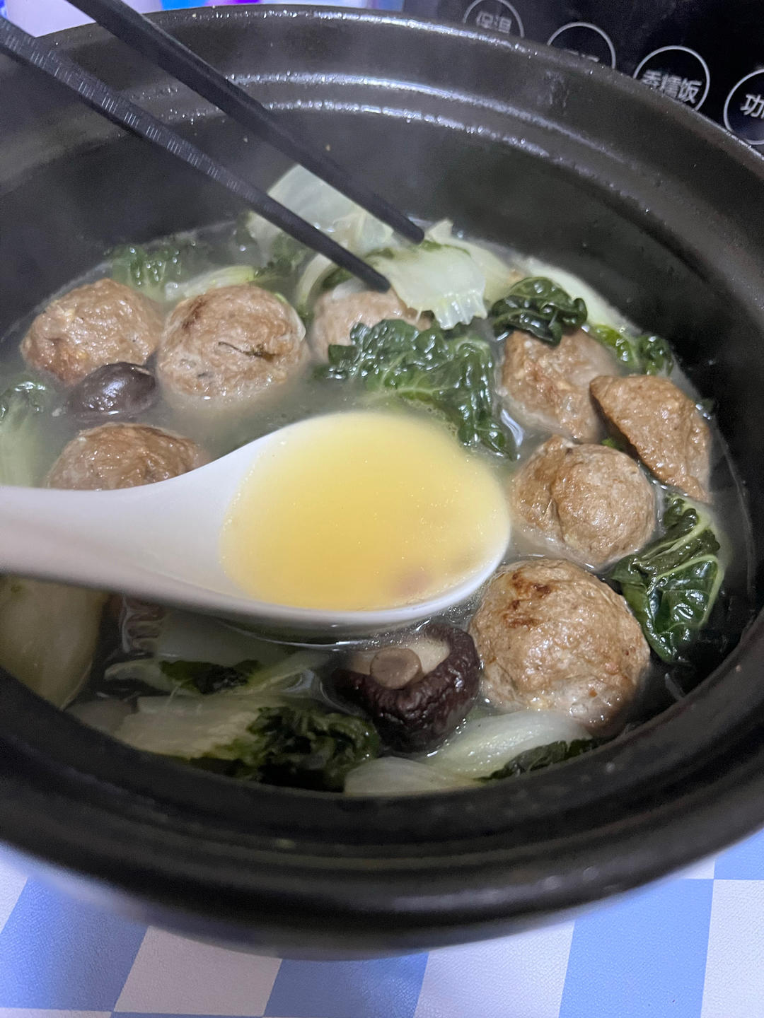 生滚奶白菜汤🥬