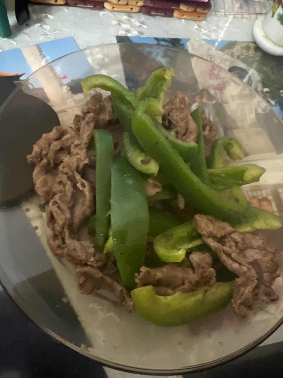 青椒炒牛肉 /（滑牛肉）