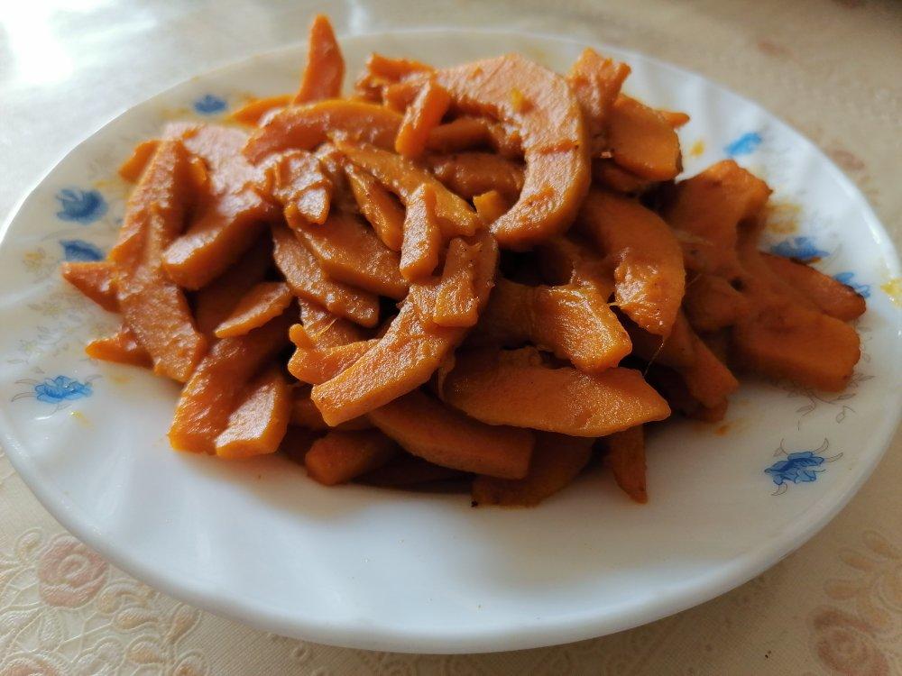 清炒南瓜片