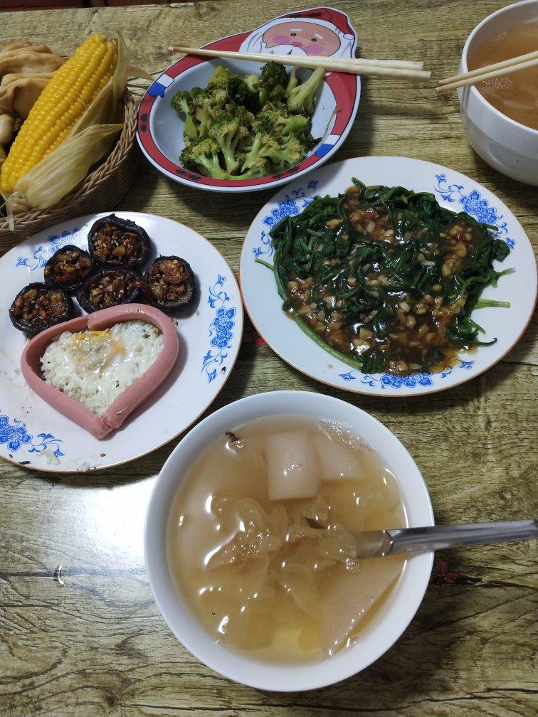 蒜蓉孜然烤香菇