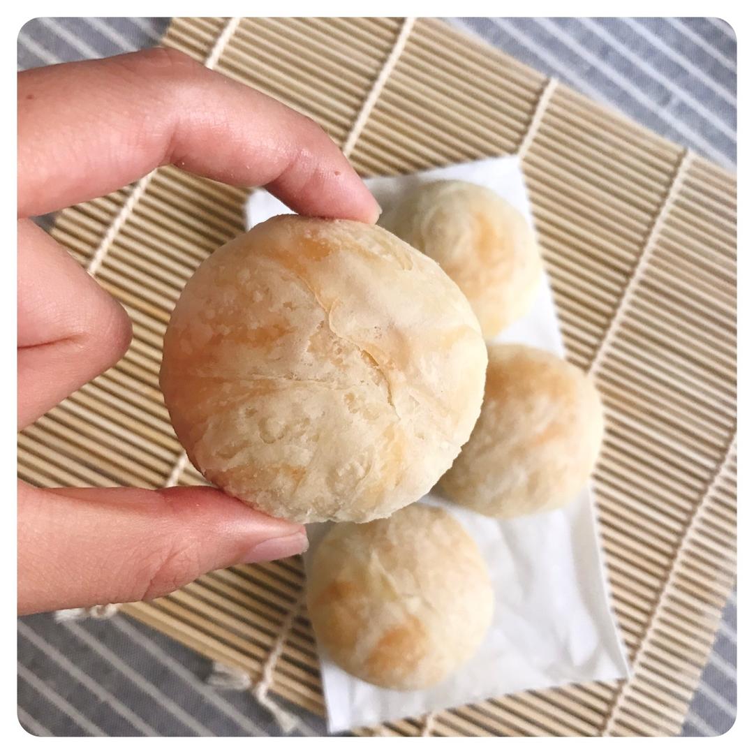 酥皮绿豆饼   酥得掉渣渣