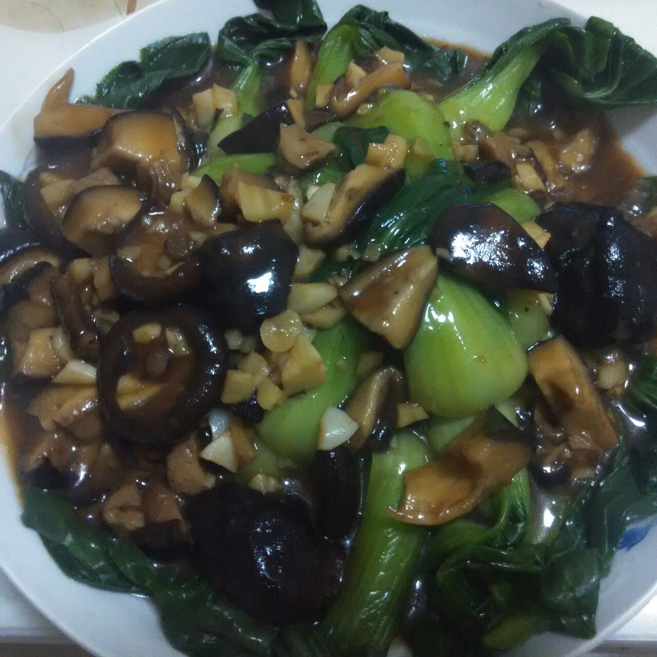 香菇菜心