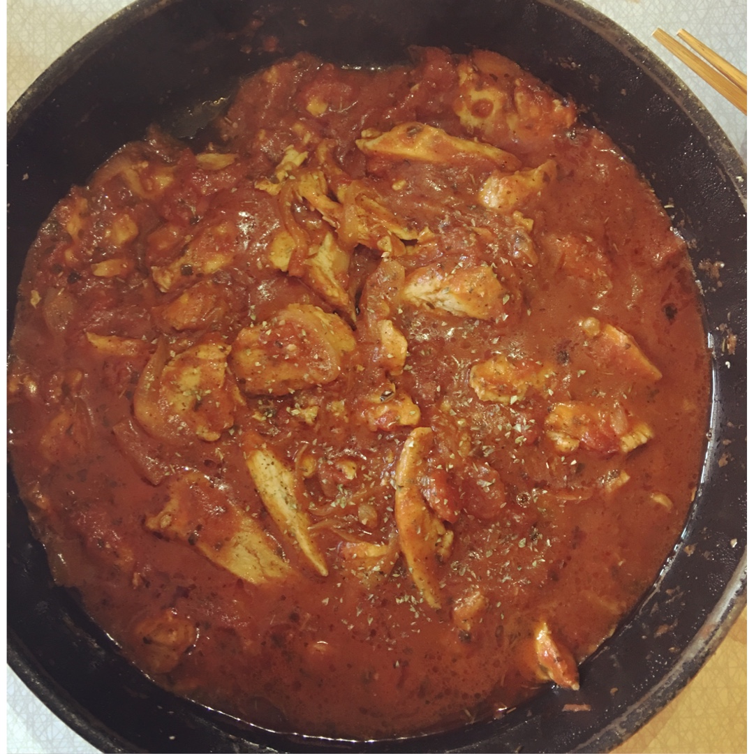 番茄炖鸡胸丨健康·三餐