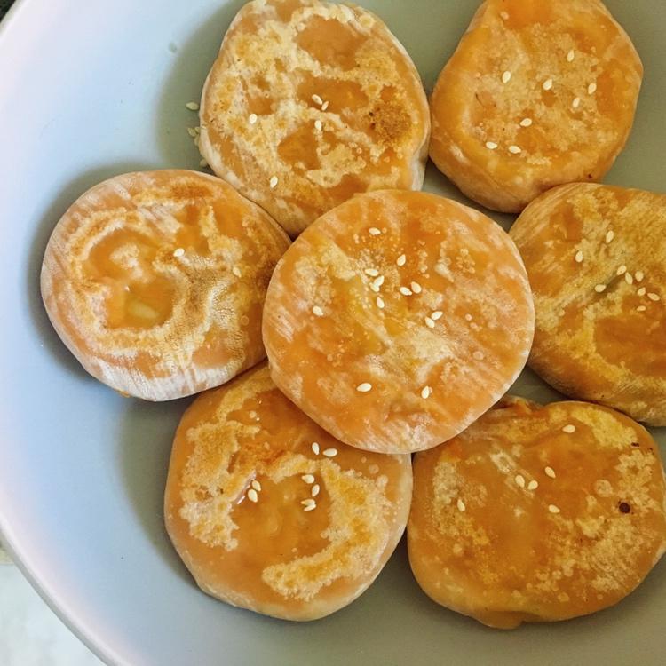 不用和面的奶香红薯饼🍠