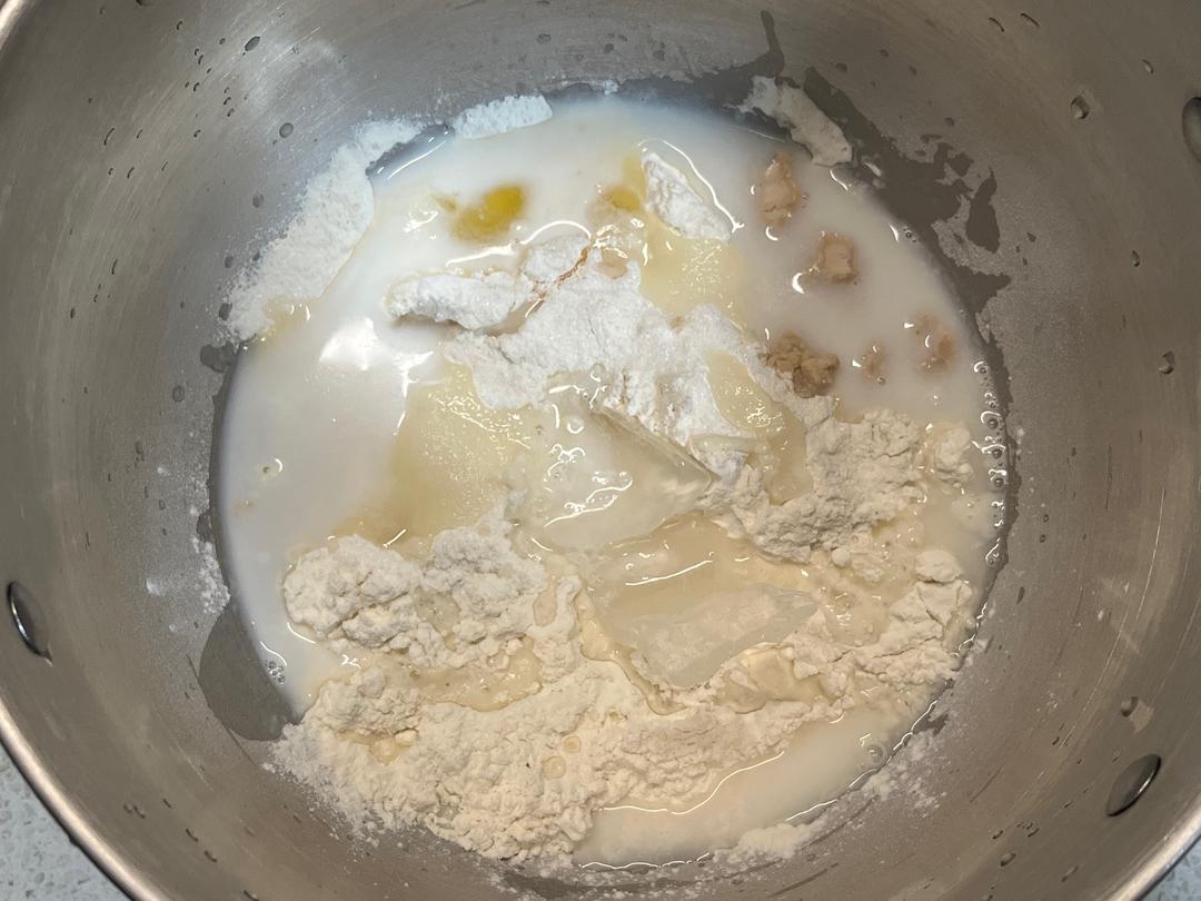 纯奶手撕吐司的做法 步骤1