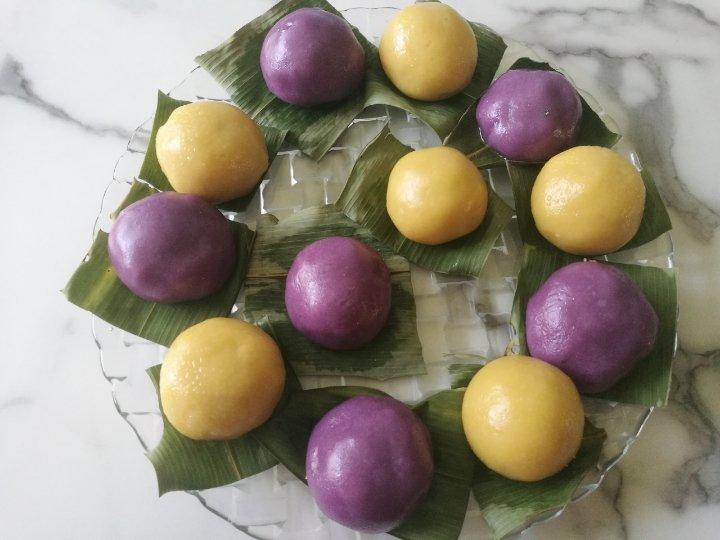 抹茶牛奶青团