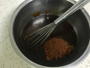 金沙奶黄馅的巧克力月饼的做法 步骤18