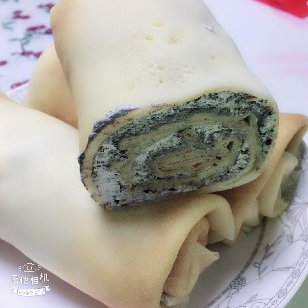 网红食谱│抹茶毛巾卷