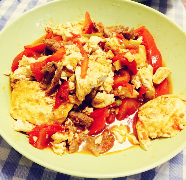 西红柿烧豆腐