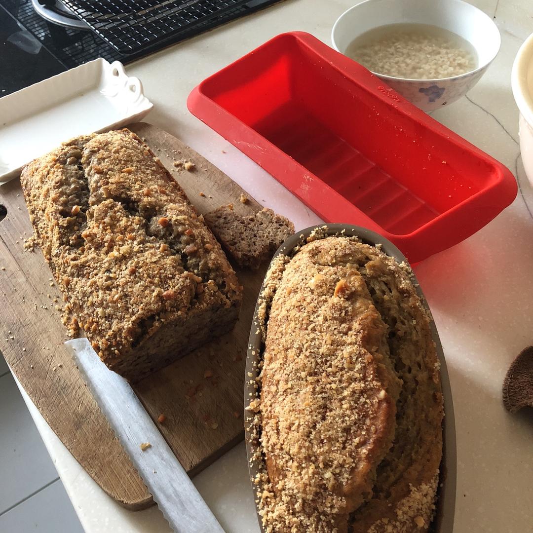 星巴克香蕉核桃蛋糕（Banana loaf）