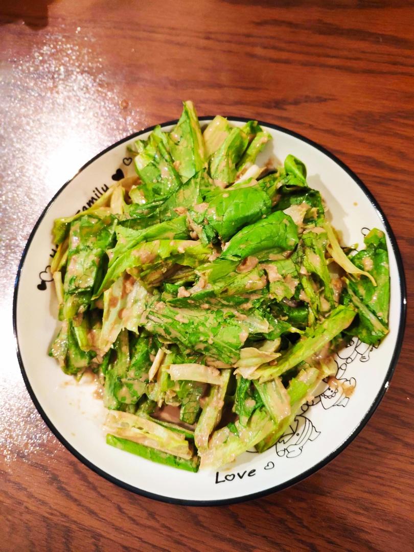 最好吃的凉拌油麦菜