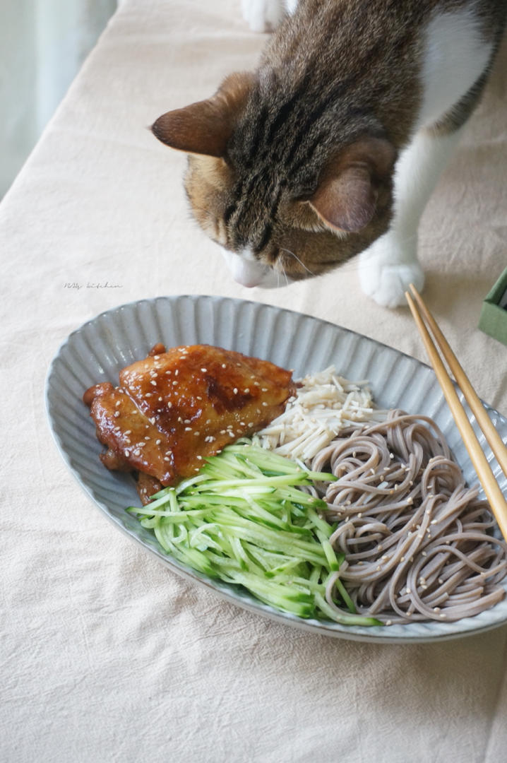 【快手减脂餐】凉拌鸡丝荞麦面（附万能凉拌汁做法）