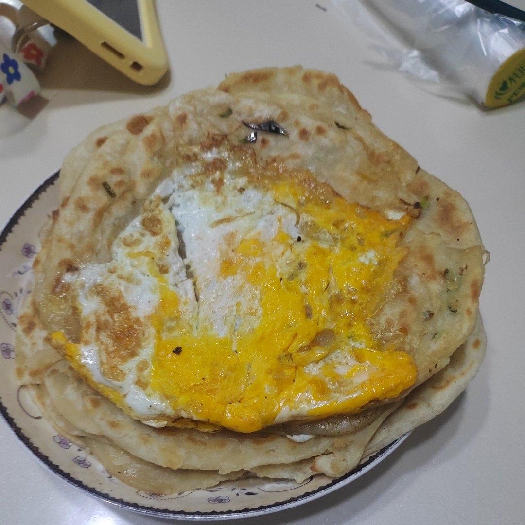 家常葱油饼 柔软多层 凉了也不硬 附细节视频详解