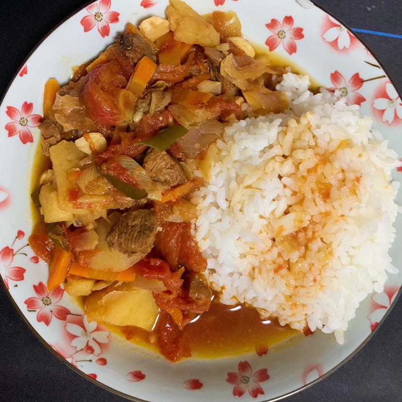 番茄土豆炖牛腩
