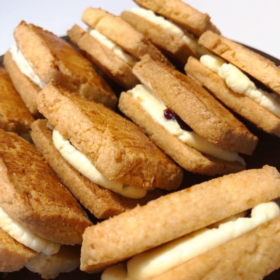 酥软馥郁的乳酪椰子三明治酥饼/烘焙视频饼干篇8