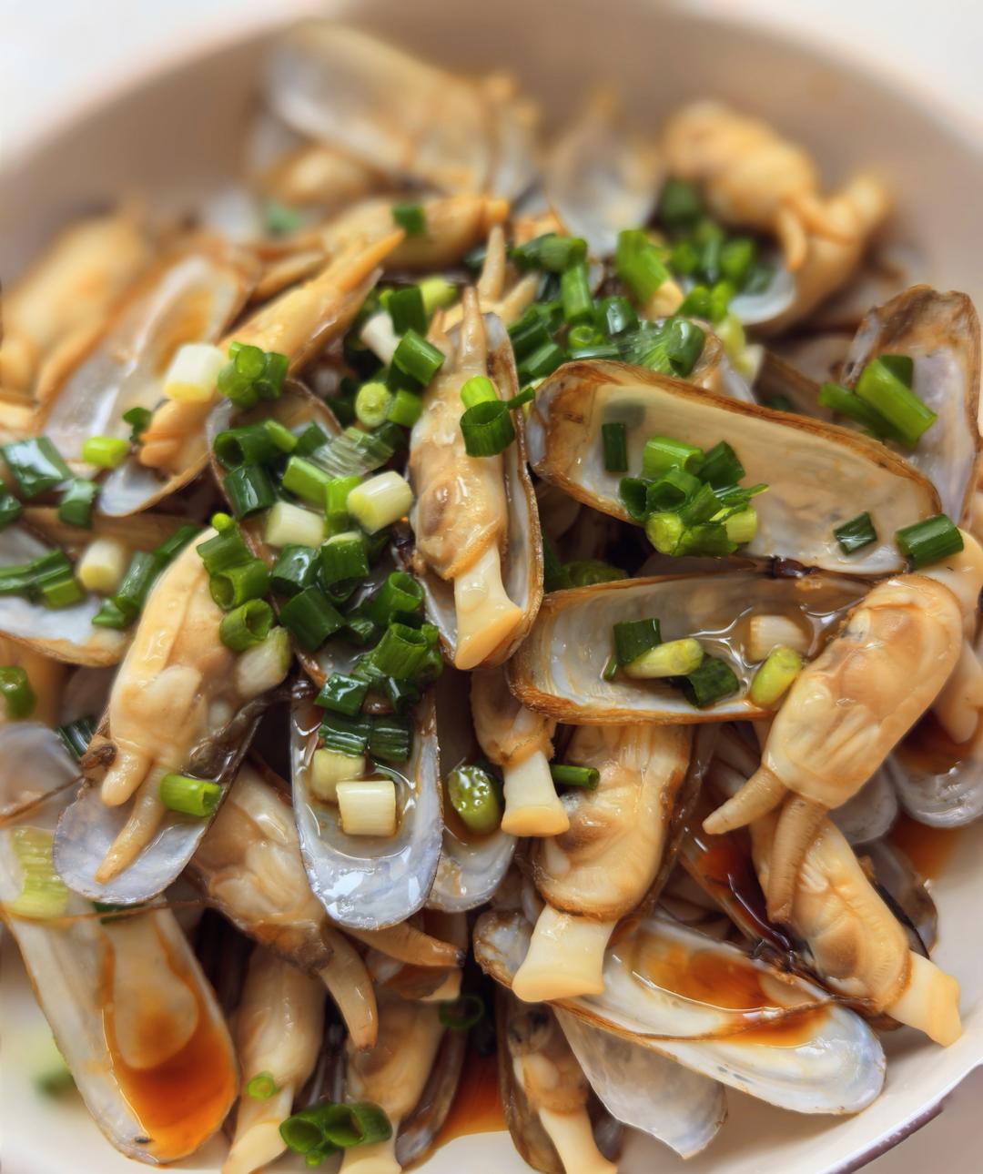 葱油蛏子