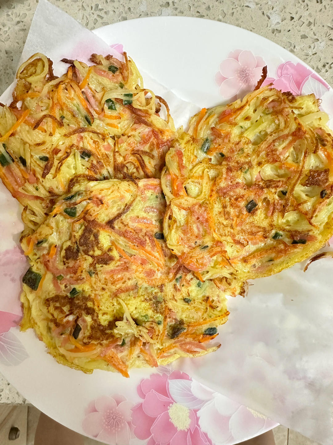 土豆饼(土豆胡萝卜丝饼)
