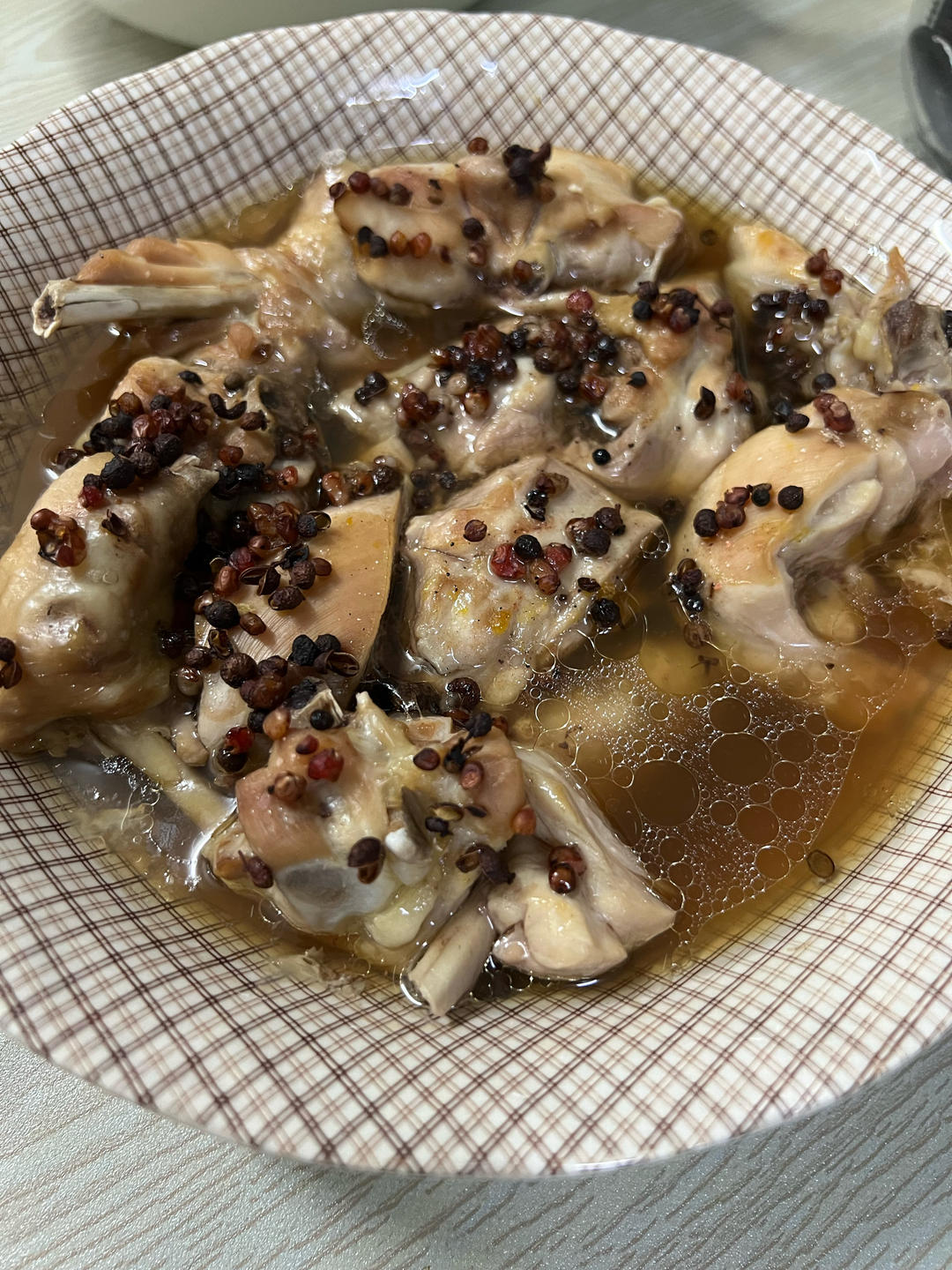 无油无水椒盐蒸鸡腿