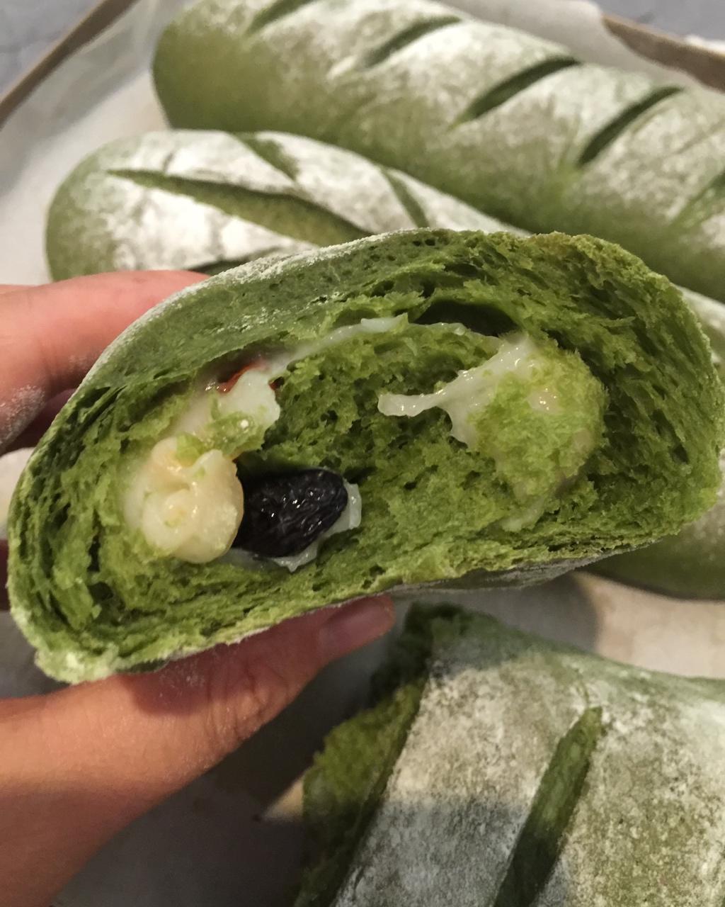 麻薯核桃夹心软欧包