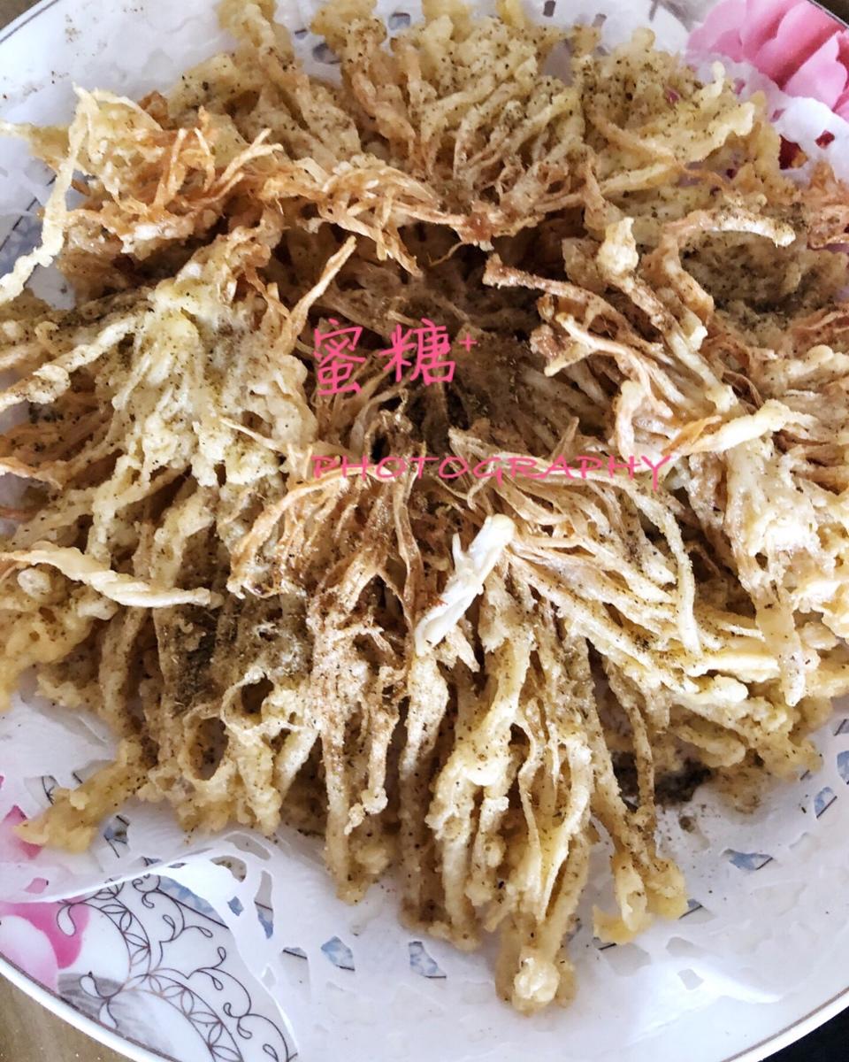 油炸椒盐金针菇